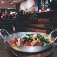 Tofu and fried veggies  at Nam Do in Malmo