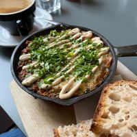 Shakshuka   at Café Mugrabi in Berlin
