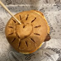 Vegan burger  at Bareburger -  W 57th in New York City