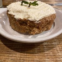 Vegan carrot cake  at Bareburger -  W 57th in New York City