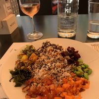 Tofu poke bowl  at Nibble in Girona