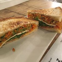 Tofu sandwich at Nibble in Girona