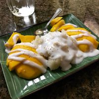 Mango sticky rice at Yuma Thai Cuisine in Yuma