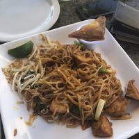 Vegan tofu pad tai at Yuma Thai Cuisine in Yuma