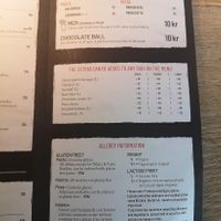 Menu at Vapiano - Emporia in Malmo