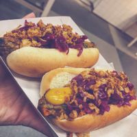 Vegan Hotdogs! at IKEA - Möbelvaruhus in Malmo