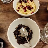 Houmous et tapenade at Lotus & Cactus in Paris