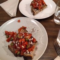 Bruschetta at Lotus & Cactus in Paris