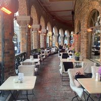 Outside Area  at Café Cathedral in Oslo