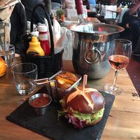 Vegan burger 2017 (obs! Been updated since). Please check the wine before ordering.  at Café Cathedral in Oslo