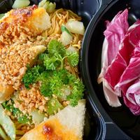 Don don noodles with fried tofu at Ihsiri in Lund