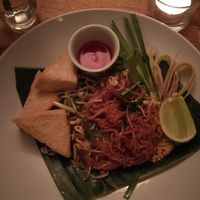 Pad Thai with tofu at Ihsiri in Lund