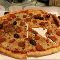  Vegan Chorizo Pizza at Pizzeria Kronborg in Malmo