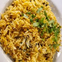 Vegetable fried rice - this was amazing! at Hamir's Indian Fusion in York