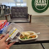 The food is good, great portion for the price 🙏🏾😍 and the mixed of flavors are delightful. Vegan doesn't mean boring. at Bare Blends in Albany