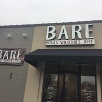 Outside  at Bare Blends in Albany