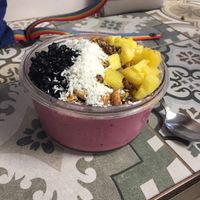 Pretty in pink at Bare Blends in Albany