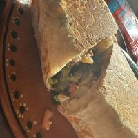 Loaded burrito   at Luna Mexicana in Joliet