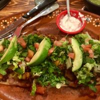 Vegan chorizo dish with a variety of sautéed veggies! Yum!! at Luna Mexicana in Joliet