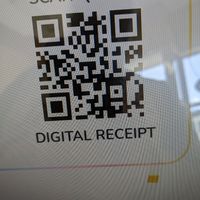 QR code at Ole Ole Burrito Express in Oakland