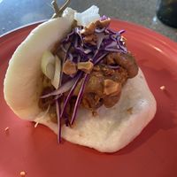 Satay fried tofu at Funbuns in Hastings
