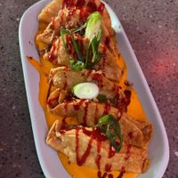 Kumara dumplings   at Funbuns in Hastings