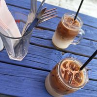 Iced Oat Lattes with Pumkpin Spice  at The Ark in Northampton