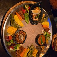 Large veggie plate. at Abyssinia in Strasbourg