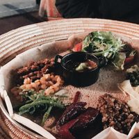 Vegane Platte für 1 Person at Abyssinia in Strasbourg