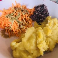 Kiddo’s meal - so yummy at Le Café des Enfants in Grenoble