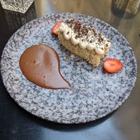 Poppy seed almond cake at Laska in Lyon