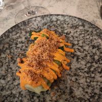 Chou pak choi, kimchi, noix de cajou at Laska in Lyon