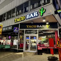 View from outside   at Taco Bar in Stockholm