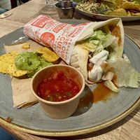 Burrito Grande with nachos  at Taco Bar in Stockholm