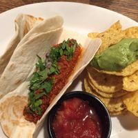 Vegan tacos at Taco Bar in Stockholm