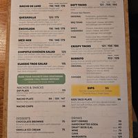 Almost everything can be vegan. They have soy "meat" and vegan "cheese" ❤️ at Taco Bar - Sveavägen in Stockholm