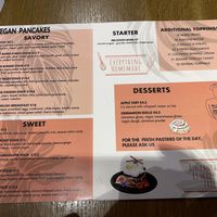 Food menu   at Mr. Stacks in Amsterdam