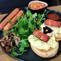 Vegan English Breakfast at Mr. Stacks in Amsterdam
