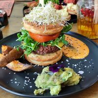 Roasted tacos stacks at Mr. Stacks in Amsterdam