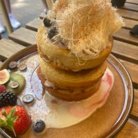 Pancakes cinnamon stack  at Mr. Stacks in Amsterdam