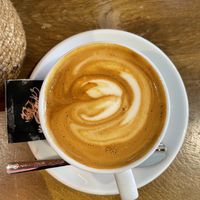 Oat milk cappuccino   at Mr. Stacks in Amsterdam