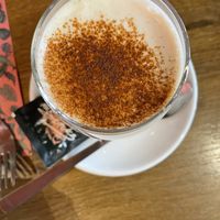 Oat milk chai latte   at Mr. Stacks in Amsterdam