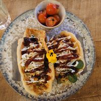 Roasted taco stack at Mr. Stacks in Amsterdam