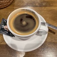 Black coffee  at Mr. Stacks in Amsterdam