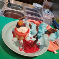 vegan cheesecake at Mr. Stacks in Amsterdam