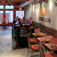 Plenty of seating  at Mr. Stacks in Amsterdam