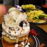 Cinnamon pancakes & taco's at Mr. Stacks in Amsterdam