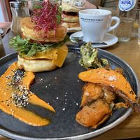 Protein burger stack  at Mr. Stacks in Amsterdam