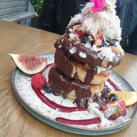 Hazelnut chocolate pancakes at Mr. Stacks in Amsterdam