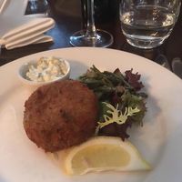 Vegan fish cake with tartare sauce at 31 Castlegate in York
